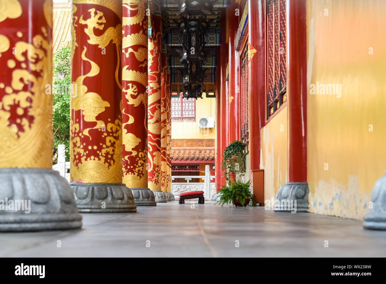 Traditionelle Tempel closeup Stockfoto