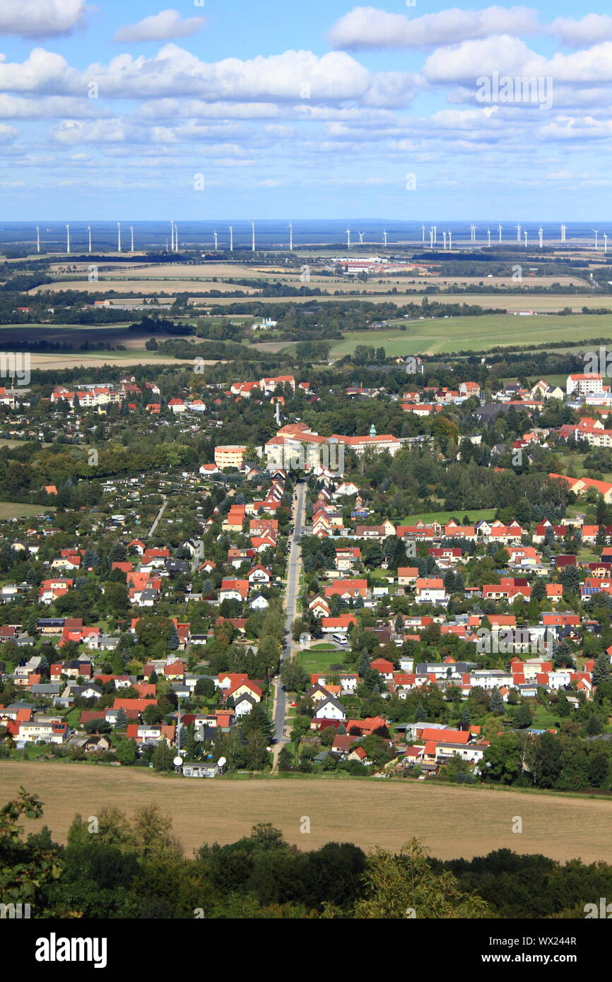 Luftaufnahme der Stadt Stockfoto