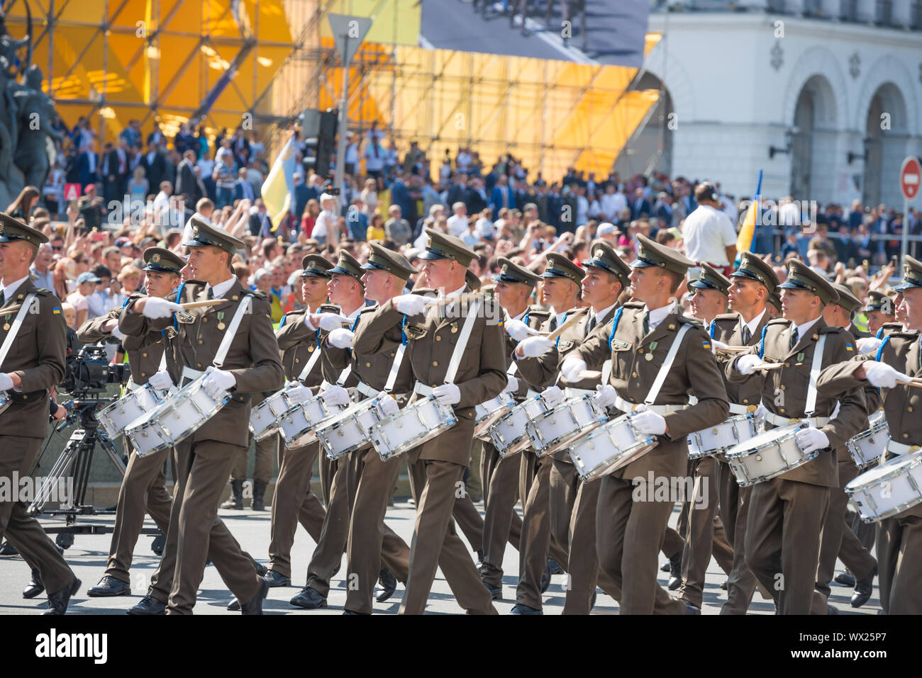 Militärparade in Kiew, Ukraine Stockfoto