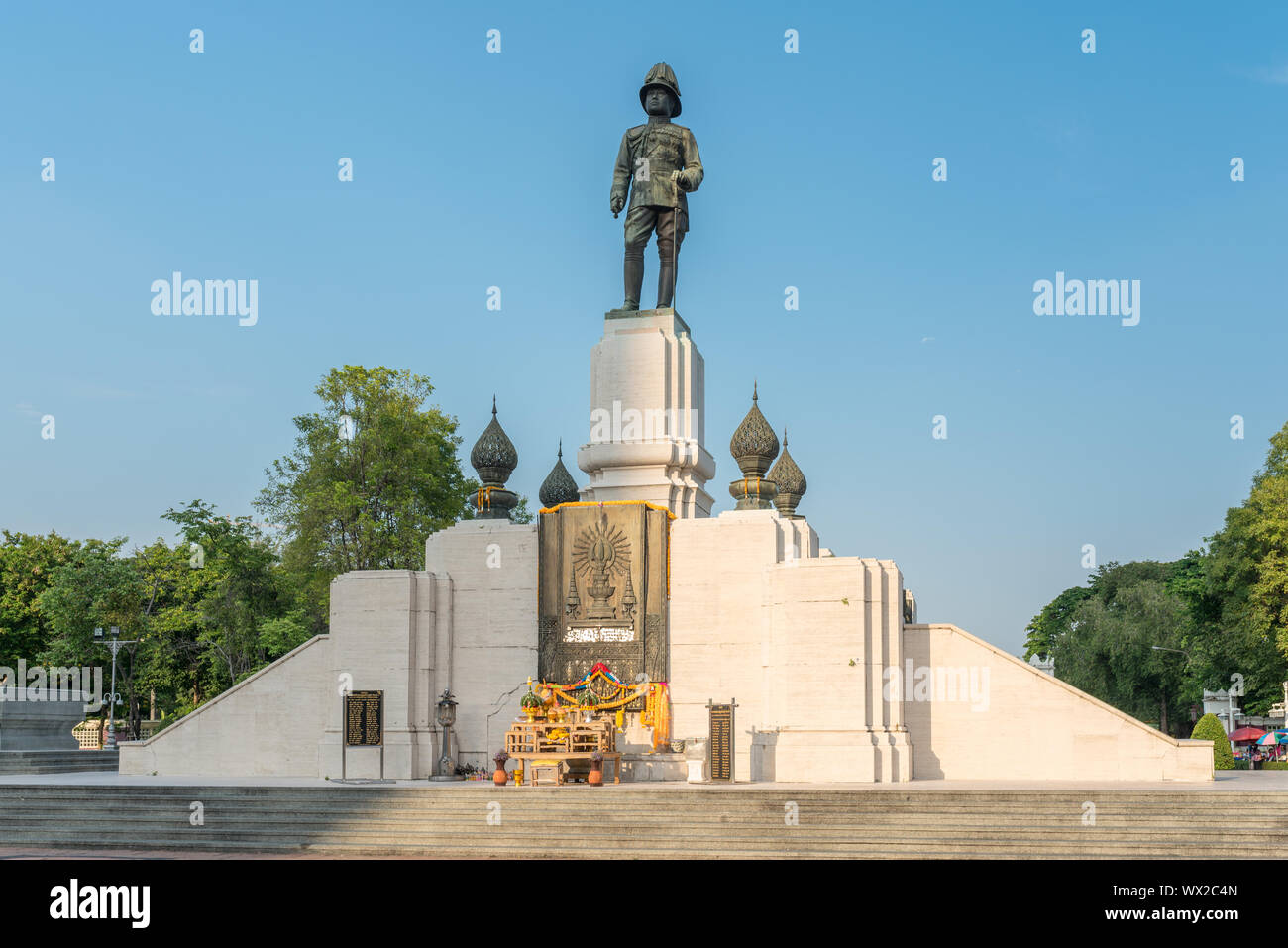 Statue von König Rama VI. Stockfoto