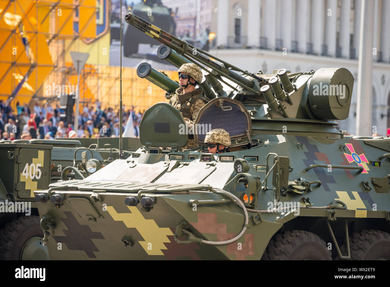 Militärparade in Kiew, Ukraine Stockfoto