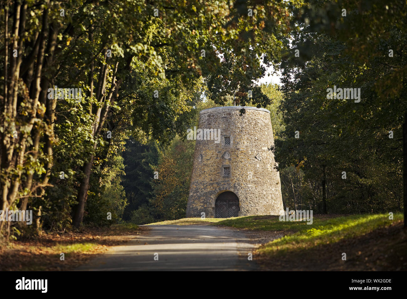 Auf der Kumstton Toensberg, Oerlinghausen, Ostwestfalen, NRW, Deutschland, Europa Stockfoto