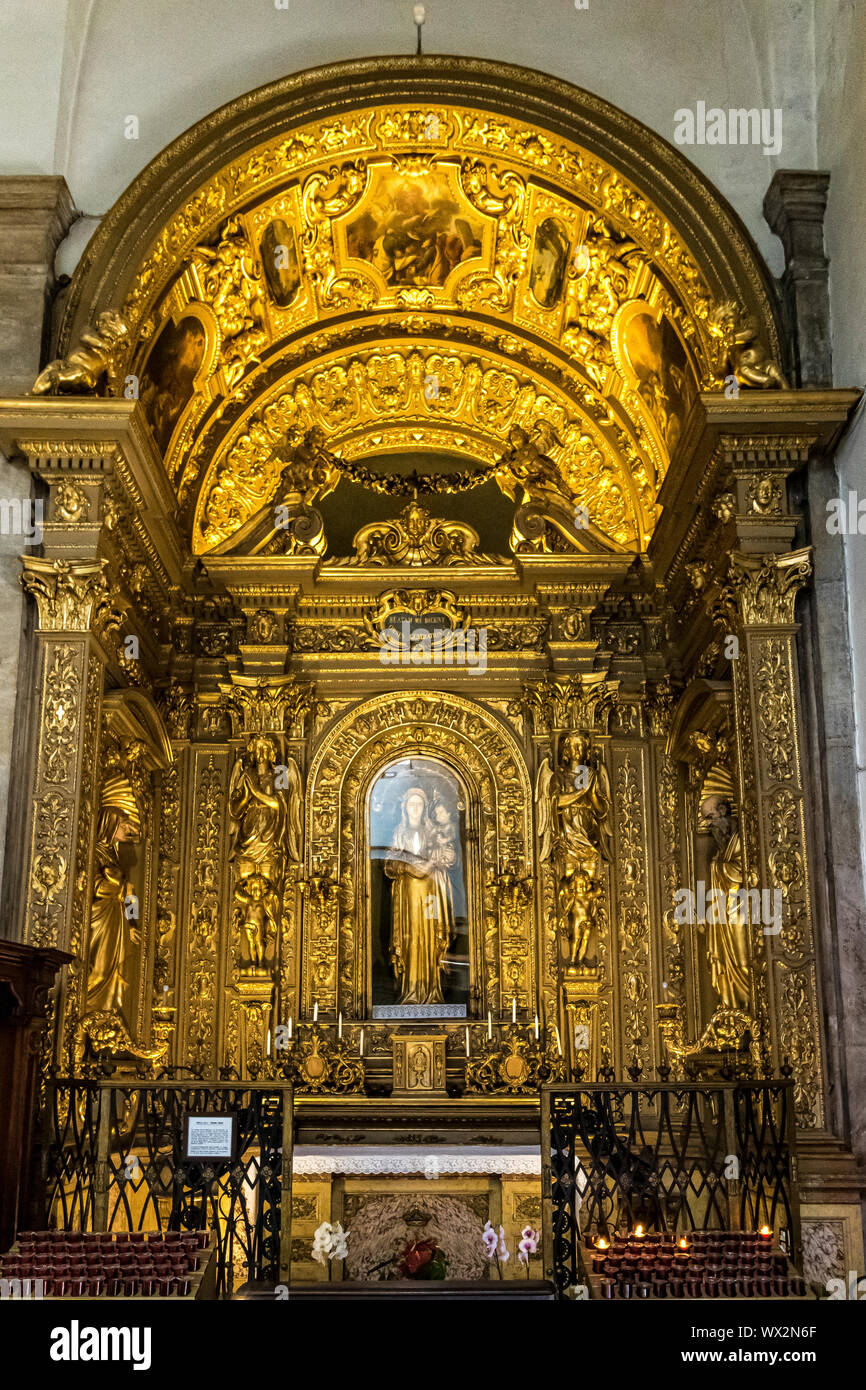 Die Cappella Della "Madonna Grande in der Kathedrale von Turin, eine römisch-katholische Kathedrale in Turin, die dem Heiligen Johannes geweiht Der Bap Stockfoto