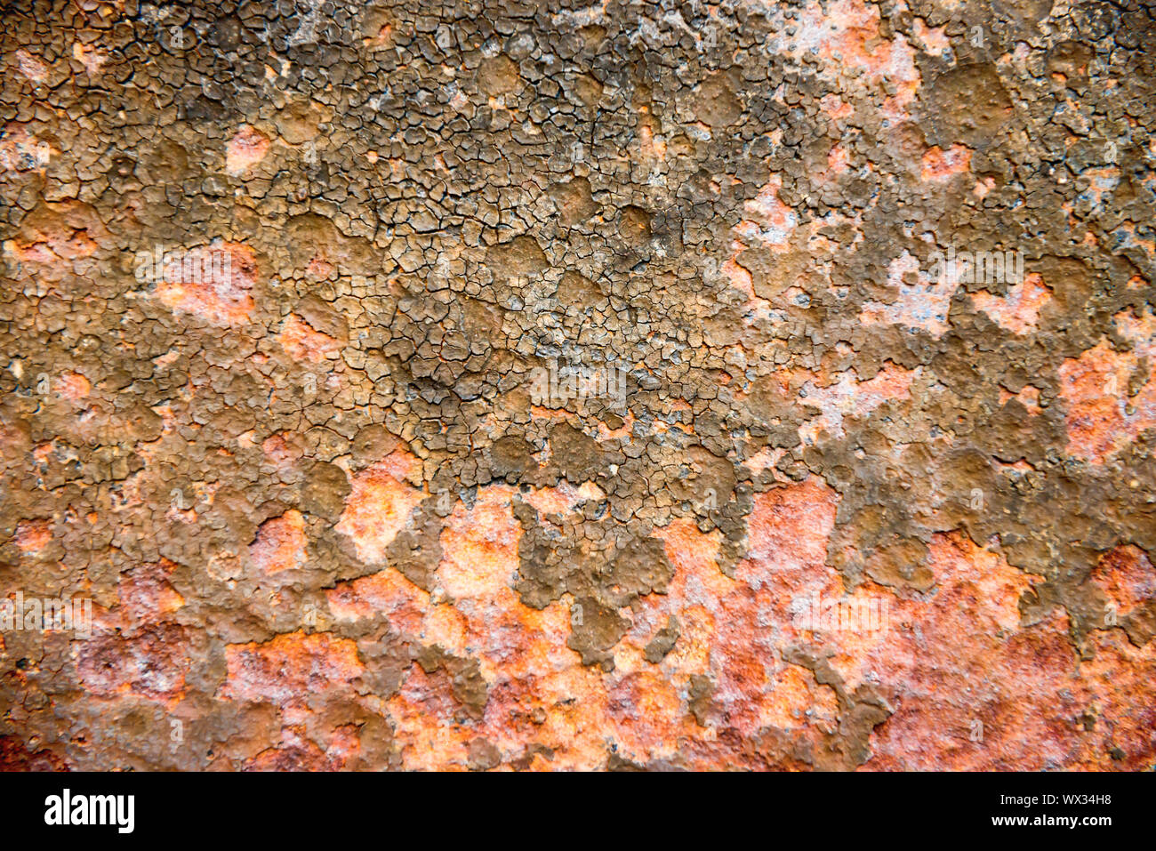 Rost Textur auf Metall Stockfoto