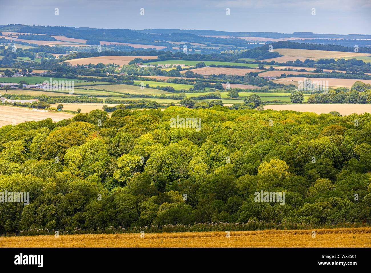 Anzeigen von Shaftesbury in Dorset, England. Stockfoto
