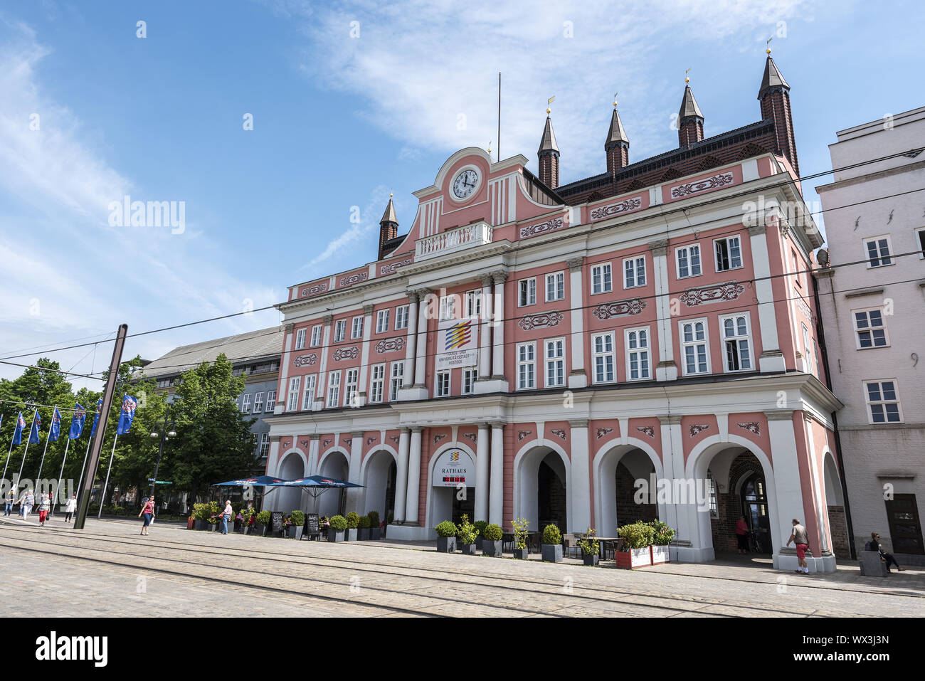 Stadt Halle, Rostock, Mecklenburg-Vorpommern, Deutschland, Europa Stockfoto