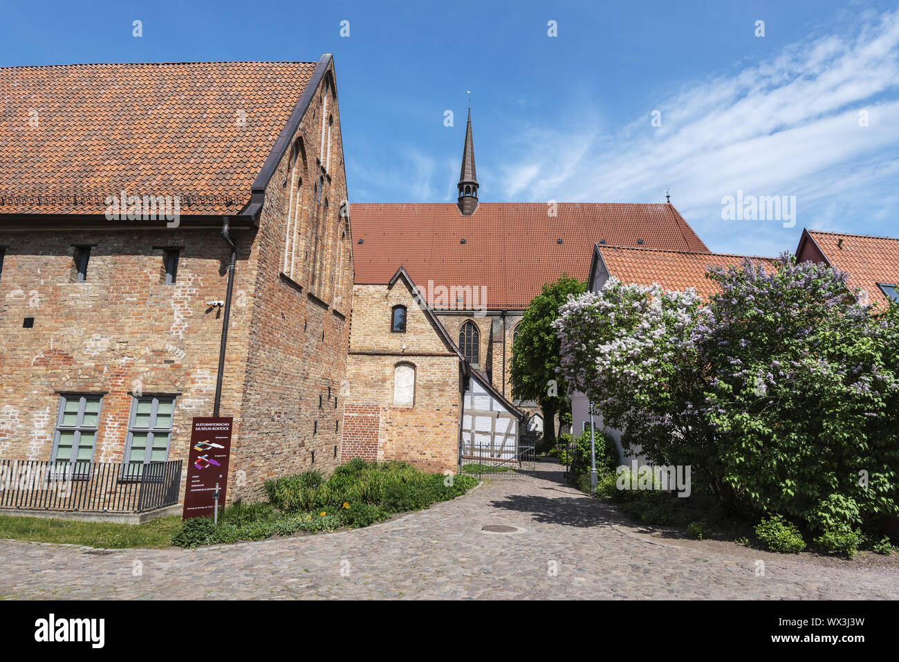 Kloster des heiligen Kreuzes, Rostock, Mecklenburg-Vorpommern, Deutschland, Europa Stockfoto