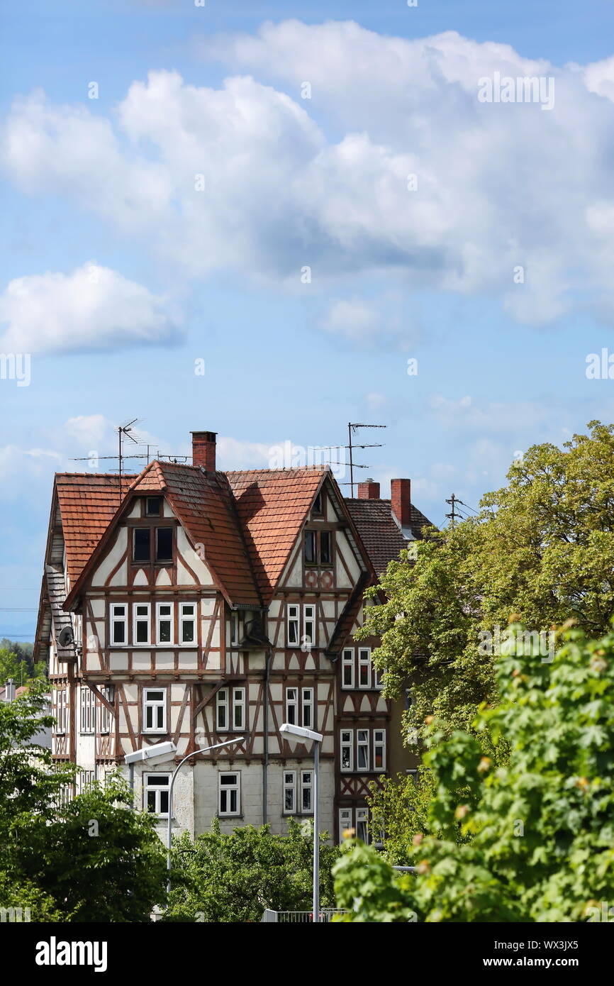 Ravensburg ist eine Stadt in Deutschland, mit vielen historischen Sehenswürdigkeiten Stockfoto