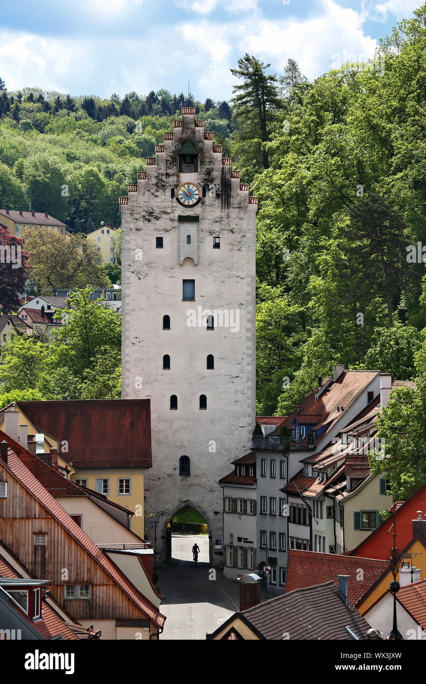 Ravensburg ist eine Stadt in Deutschland, mit vielen historischen Sehenswürdigkeiten Stockfoto