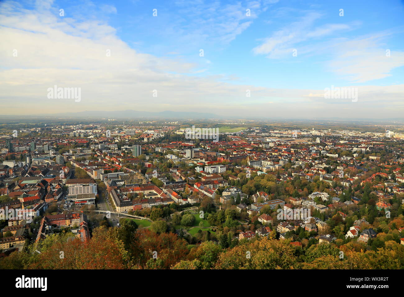 Freiburg ist eine Stadt in Deutschland, mit vielen historischen Sehenswürdigkeiten Stockfoto