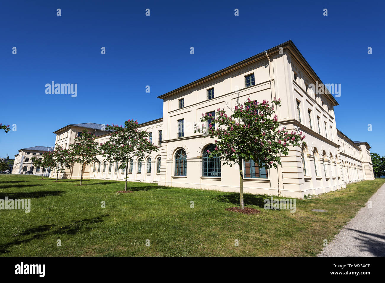 Der ehemalige Marstall Ställe, Museum, Schwerin, Mecklenburg-Vorpommern, Deutschland, Europa Stockfoto