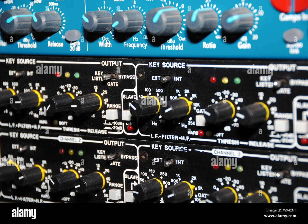Sound Recording Equipment (Medien) Stockfoto