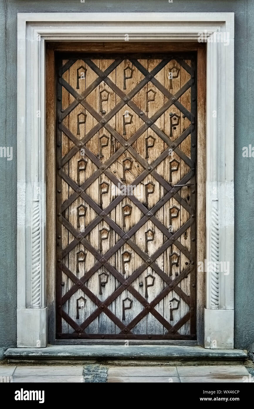 Tür der alten Gebäude Stockfoto Tür der alten Gebäude Stockfoto