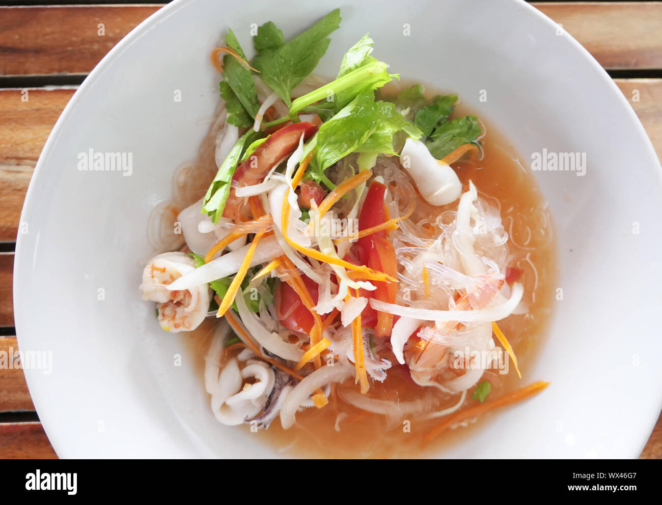 Thai-Salat Stockfoto