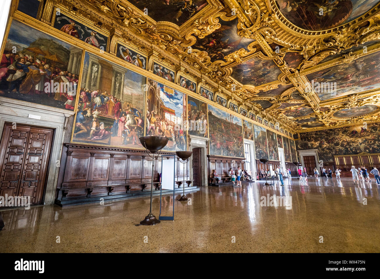 Dogenpalast, Venedig, Italien Stockfoto