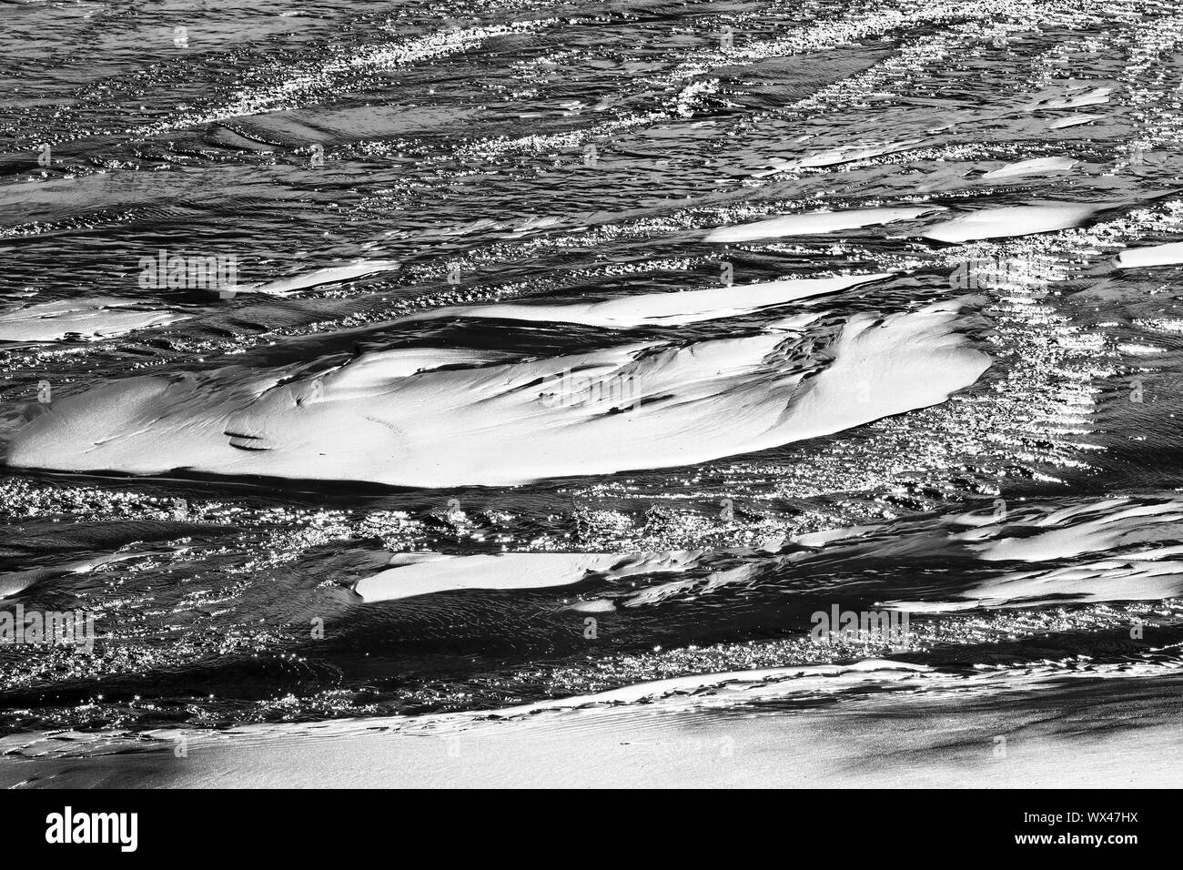 Watt Landschaft im Gegenlicht, Vallnavik, Snaefellsnes, Vesturland, Island, Europa Stockfoto