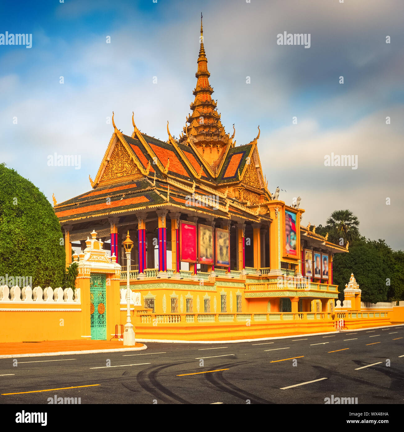 Königspalast in Phnom Penh, Kambodscha Stockfoto