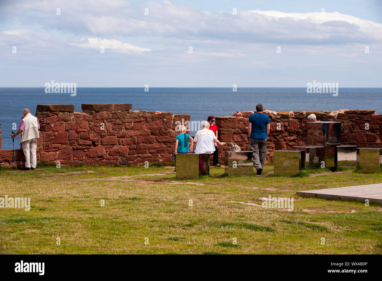 Dunbar ist eine Stadt im Südosten von Schottland. Stockfoto