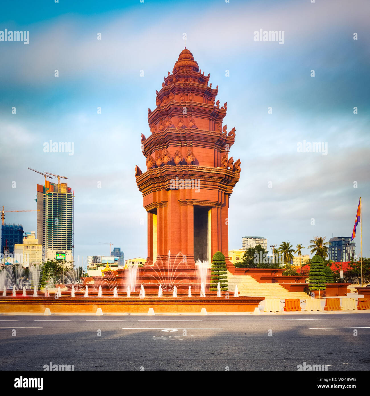 Die Independence Monument in Phnom Penh, Kambodscha Stockfoto