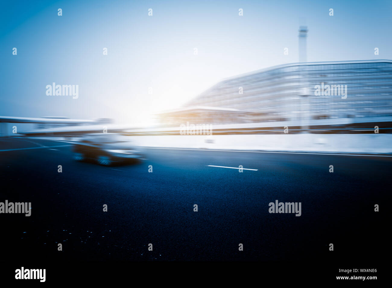 Airport Highway Stockfoto