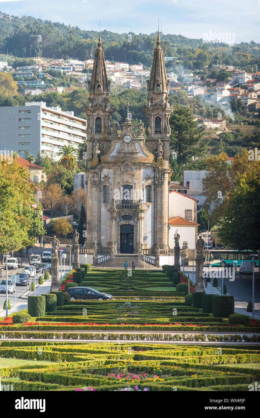 Rokoko Kirche in Guimarães Stockfoto