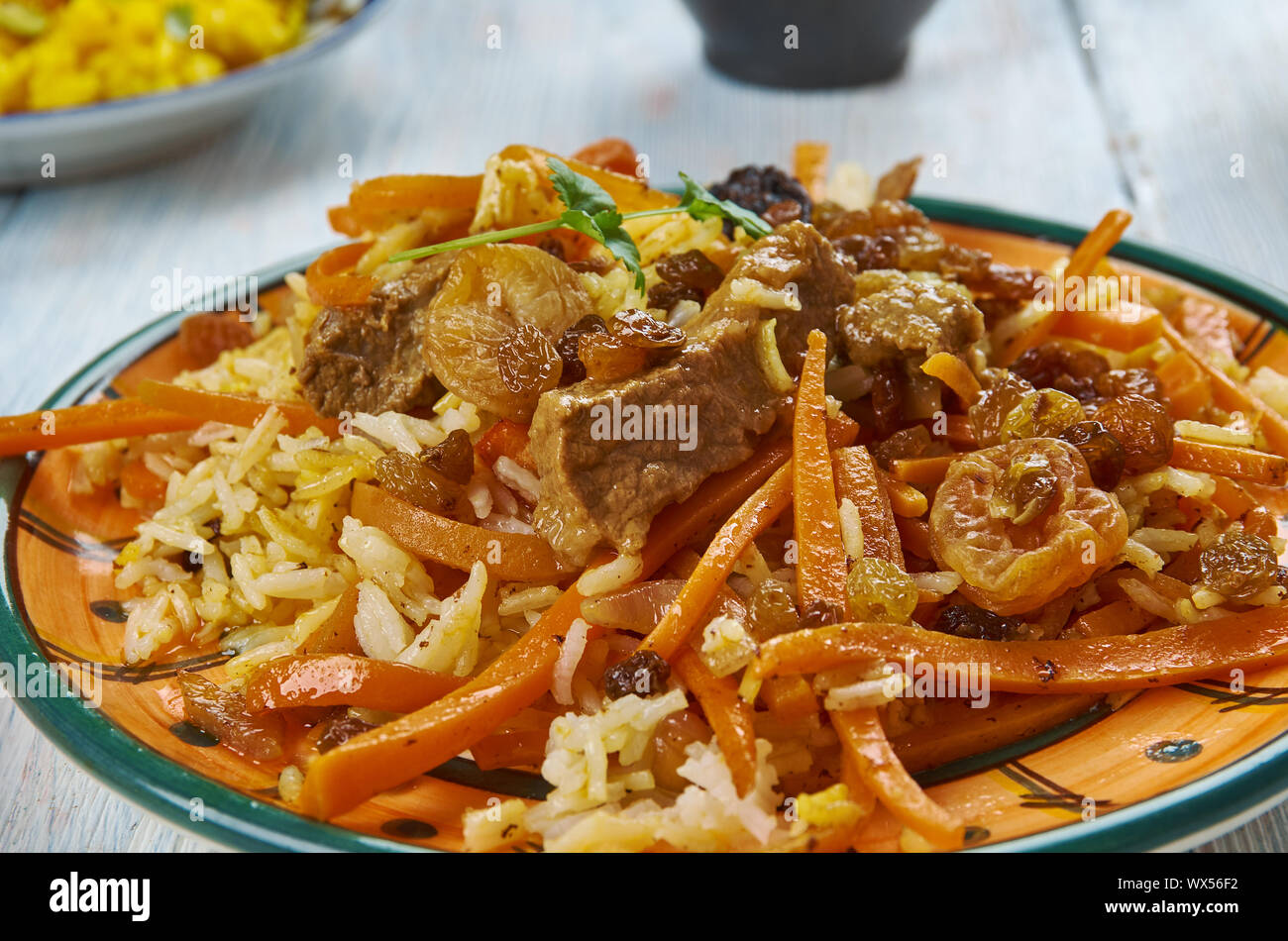 Qabili Pulao Stockfoto