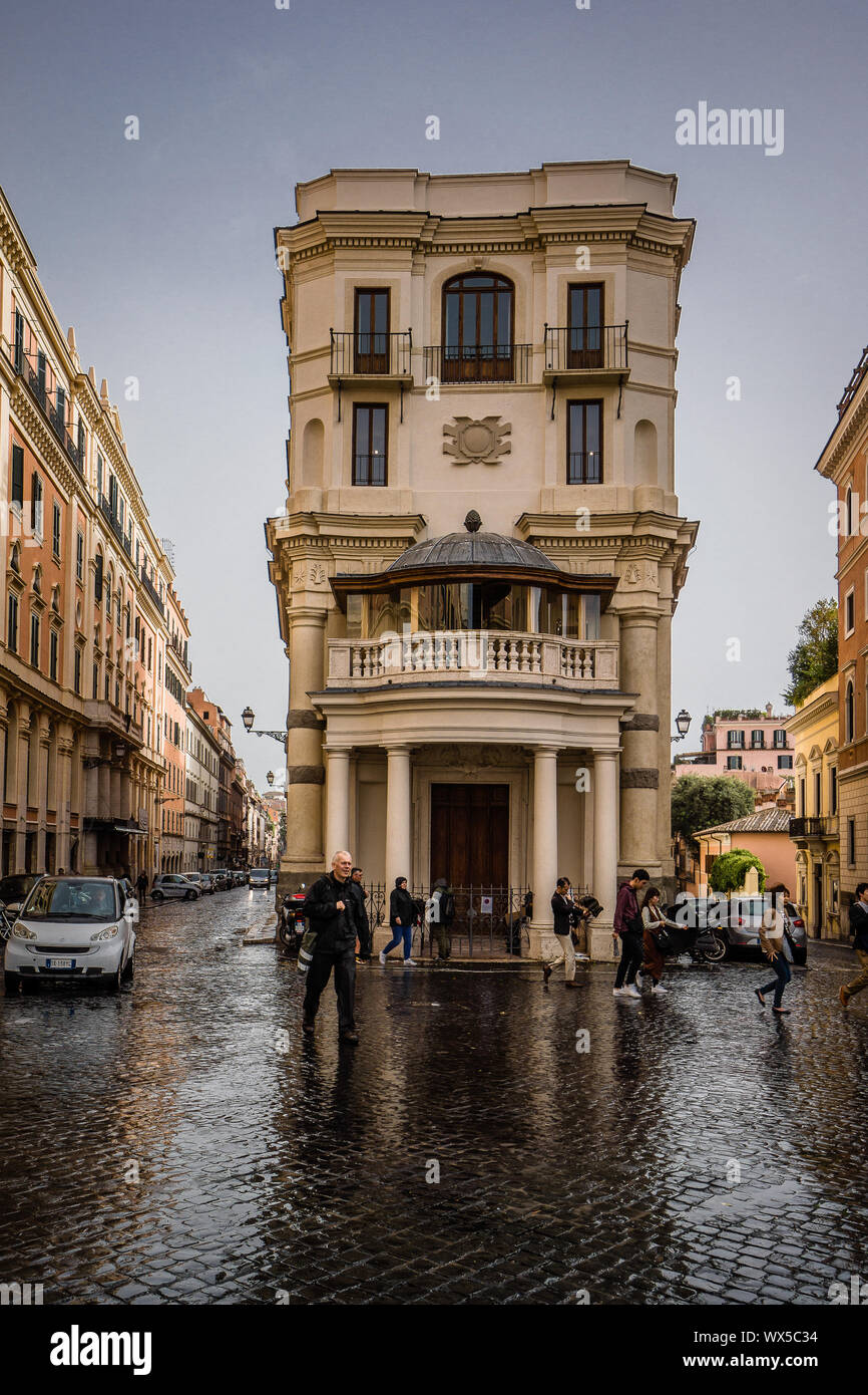 Trinità dei Monti Geschichte Stadt Rom Reich Stockfoto