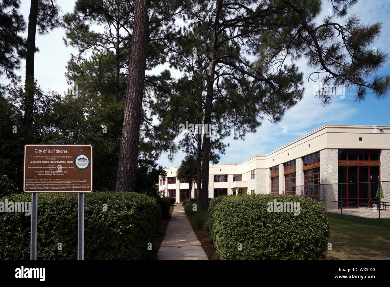 Öffentliches Hallenbad in Gulf Shores, Alabama, USA Stockfoto