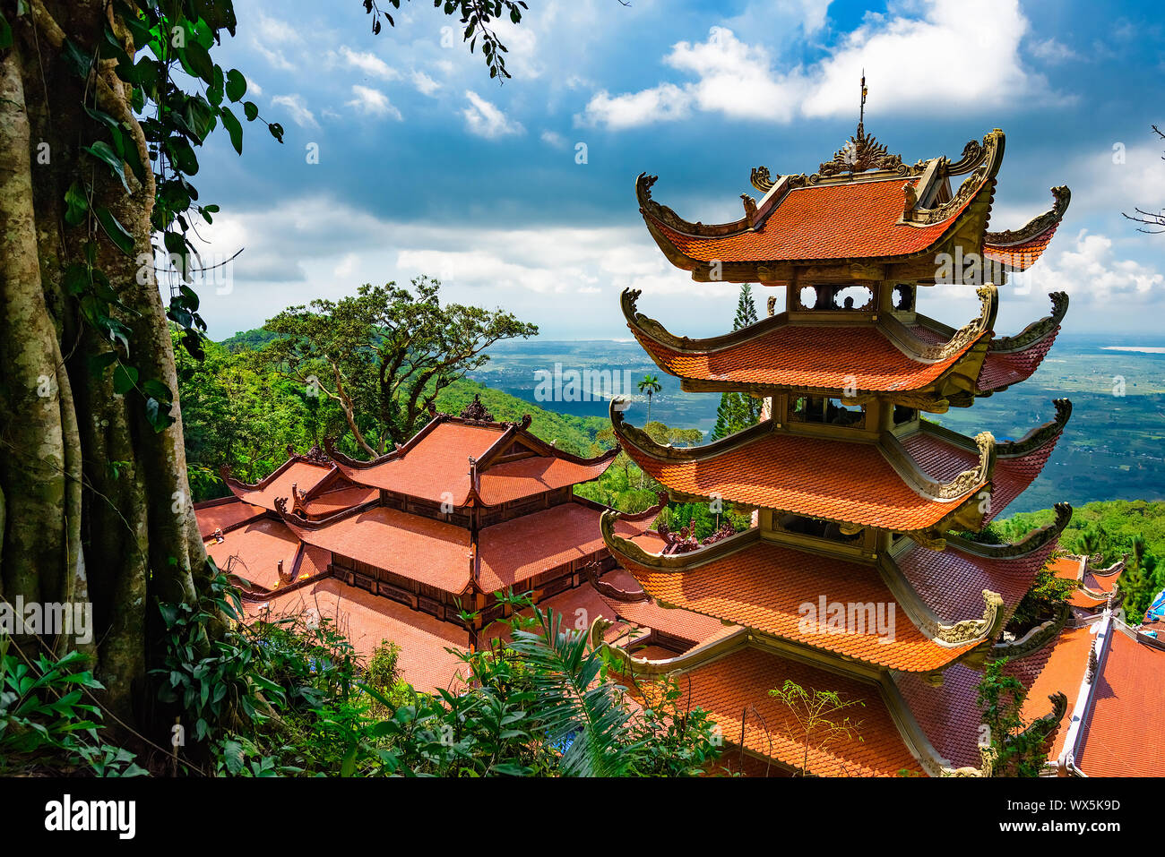 Buddhistische Tempel Pagode Stockfoto