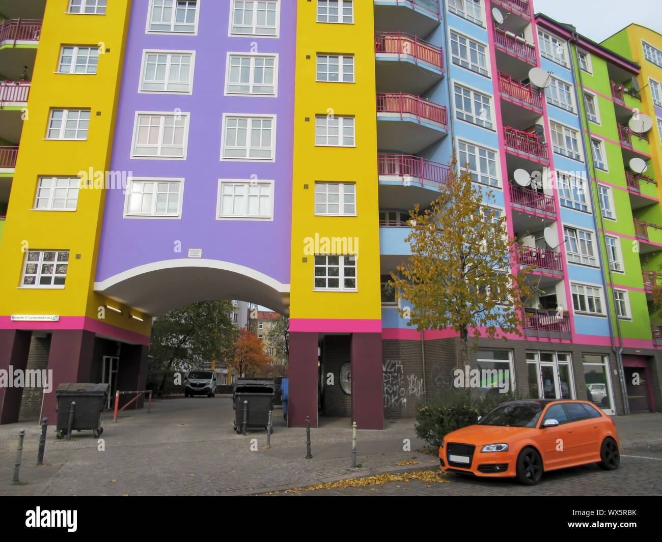 Berlin-Wedding, sozialer Wohnungsbau Stockfoto