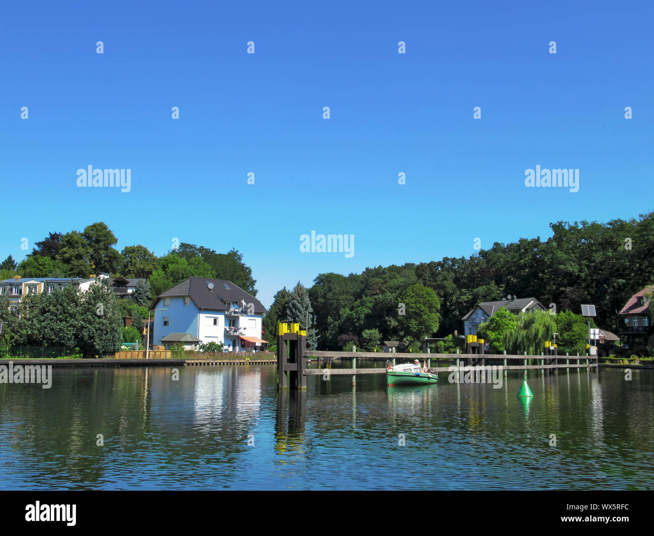 Woltersdorfer sperren Stockfoto