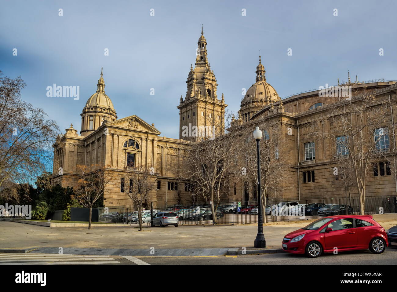 Barcelona, Museu Nacional d Art de Catalunya Stockfoto