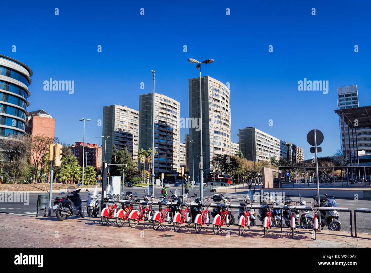 Barcelona Sants Stockfoto