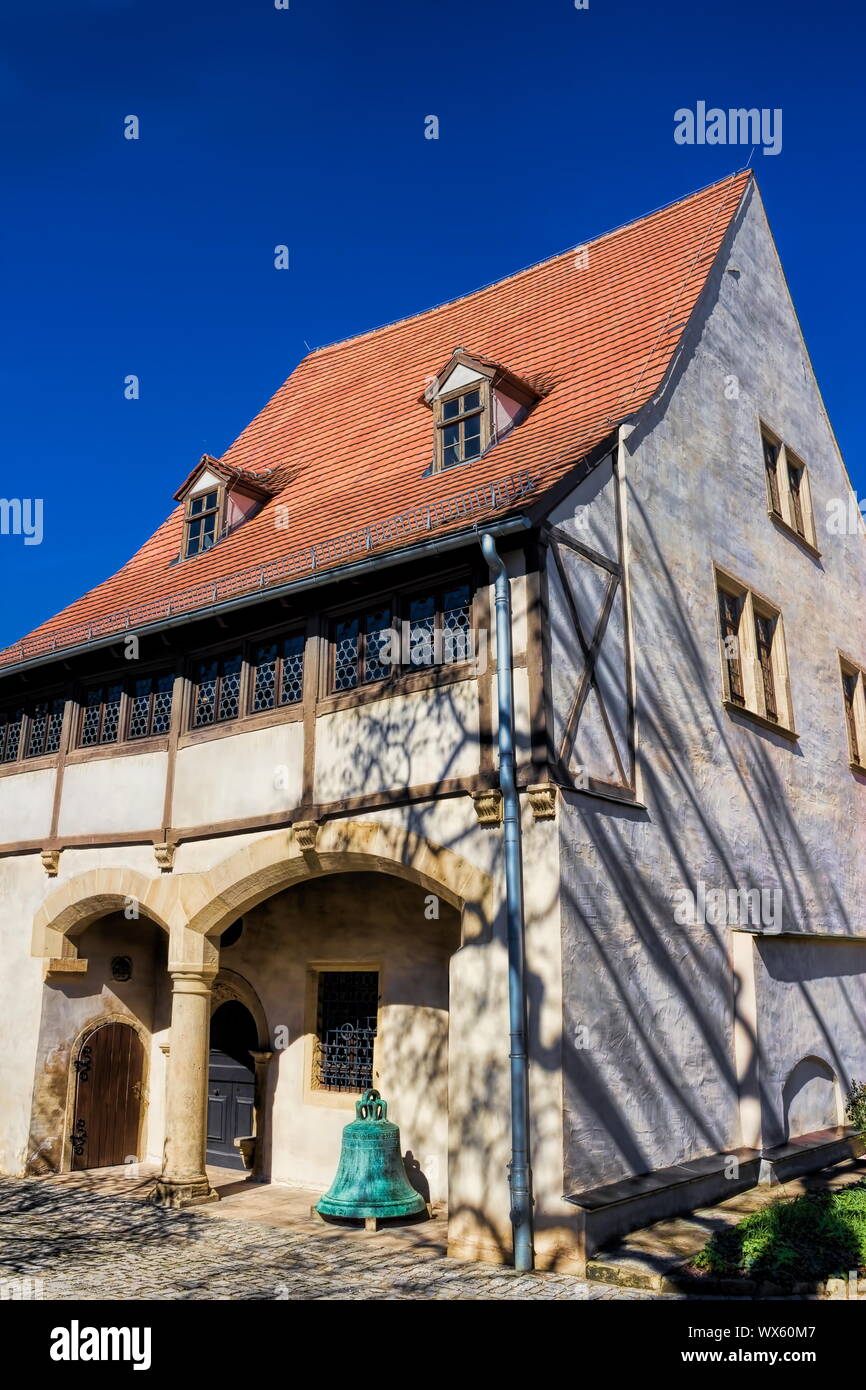 Eisleben, Luthers Geburtshaus Stockfoto