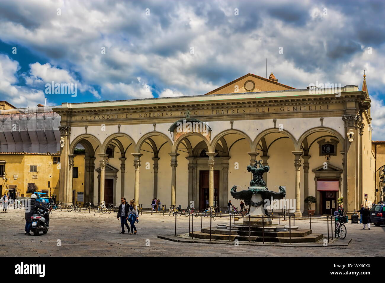 Florenz, Santa Annunziata Stockfoto