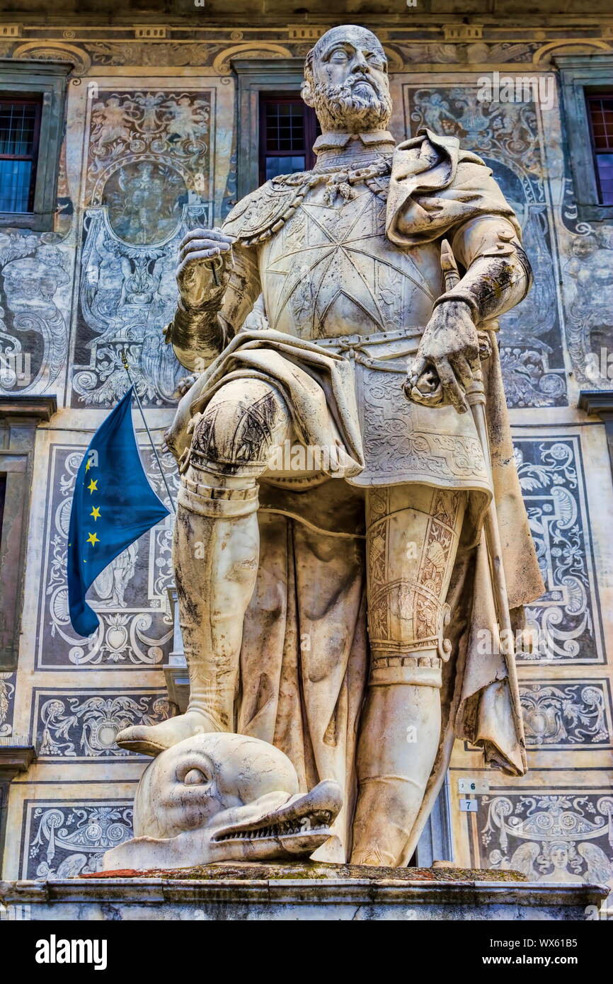 Pisa, Cosimo de Medici Stockfoto