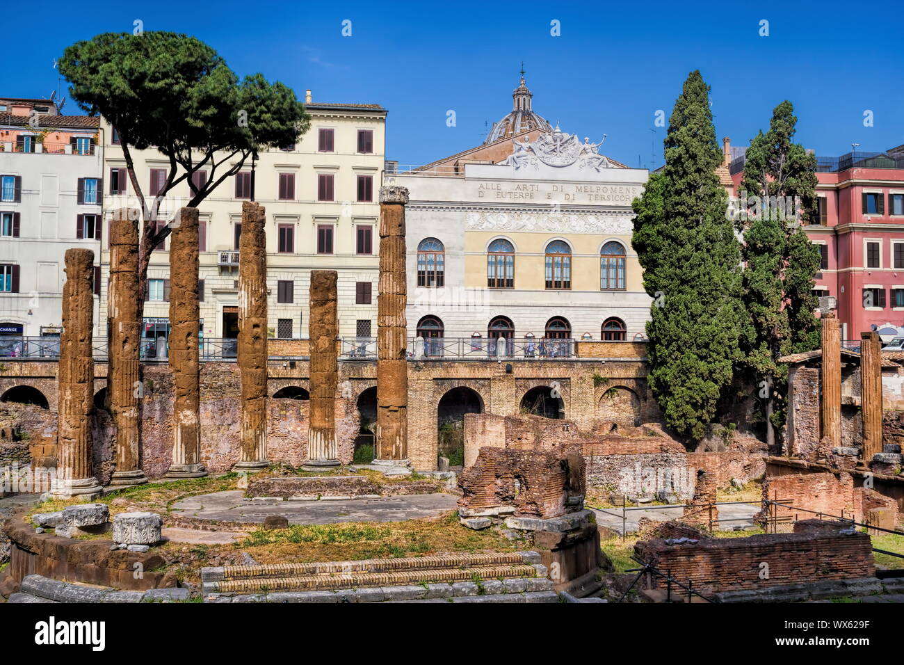 Rom, Largo di Torre Argentina Stockfoto