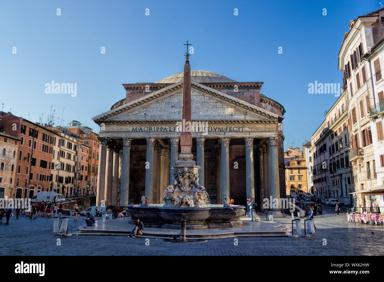 Roma, Piazza della Rotonda Stockfoto