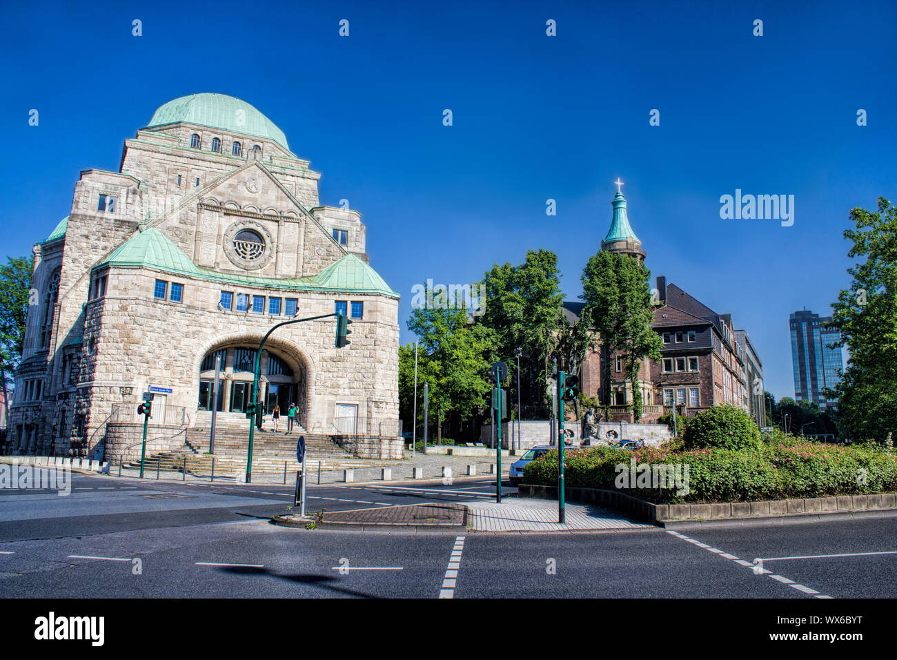 Essen Alte Synagoge Stockfoto