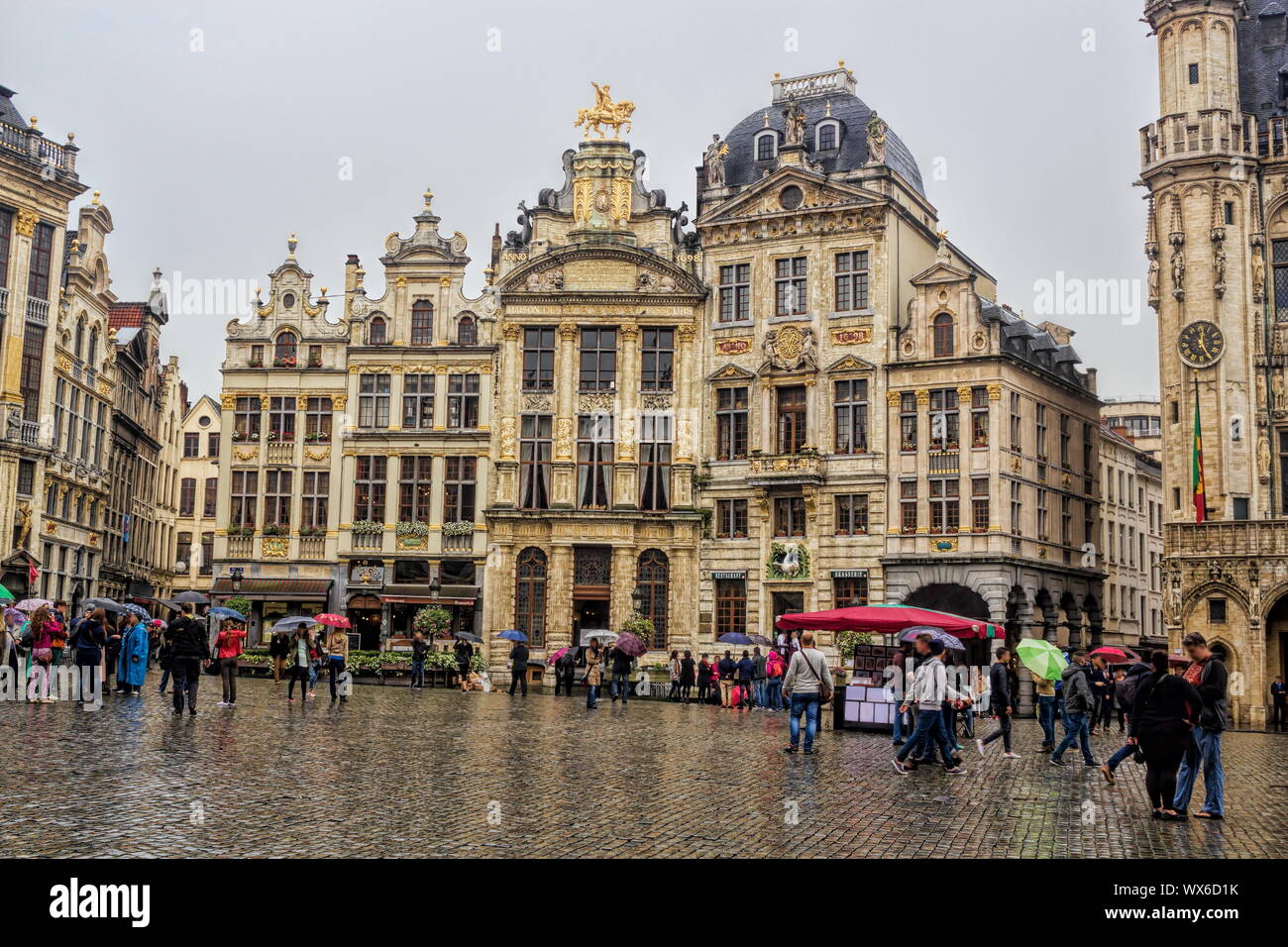 Grand-Place von Brüssel Stockfoto