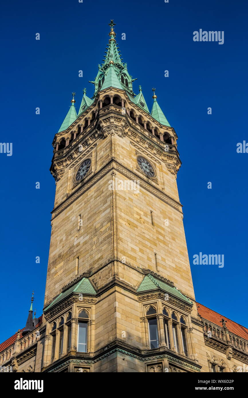 Brunswick Town Hall Tower Stockfoto