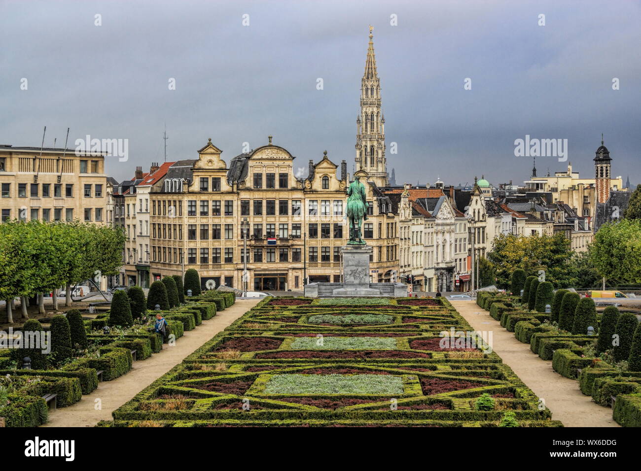 Brüssel Mont des Arts Stockfoto