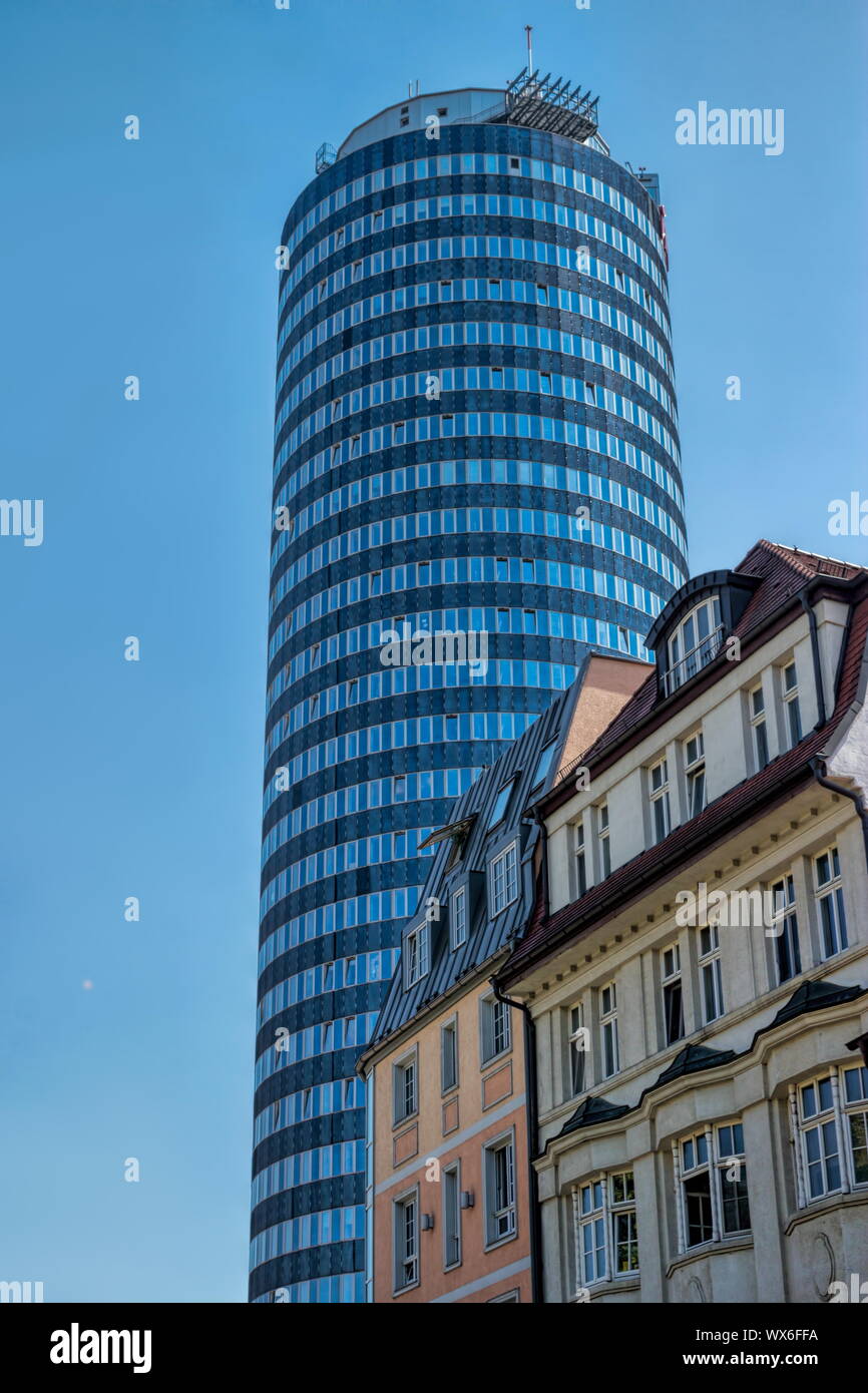 Jena, Architektur Kontraste Stockfoto