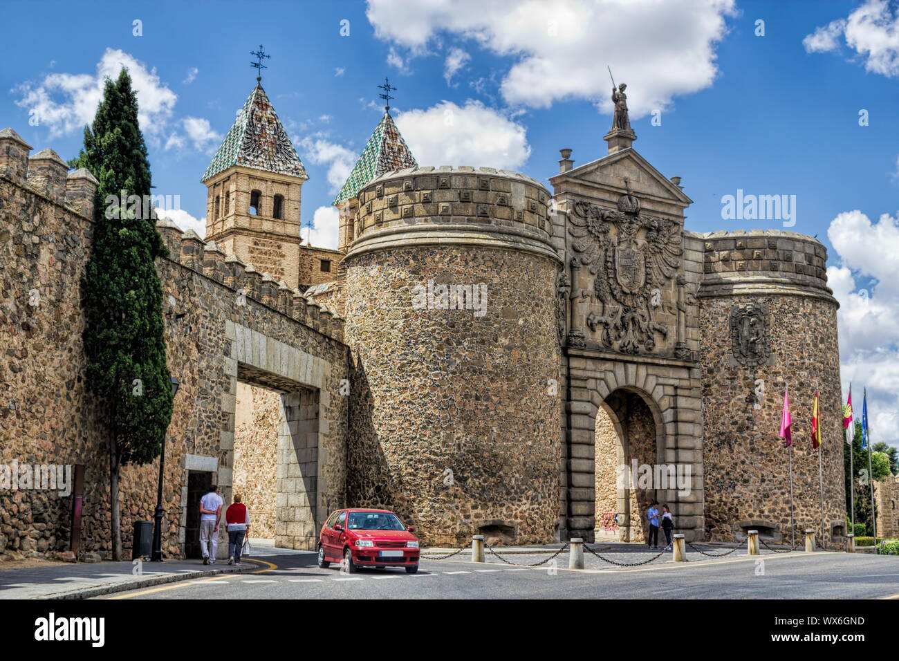 Toledo, Neues Scharnier Tür Stockfoto