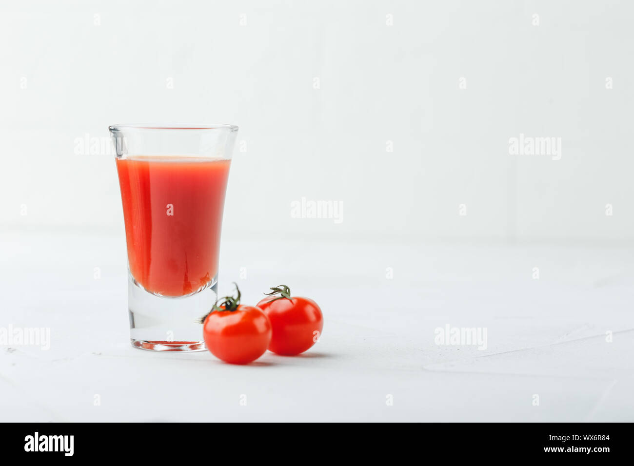 Bloody Mary Cocktail in Gläser Stockfoto