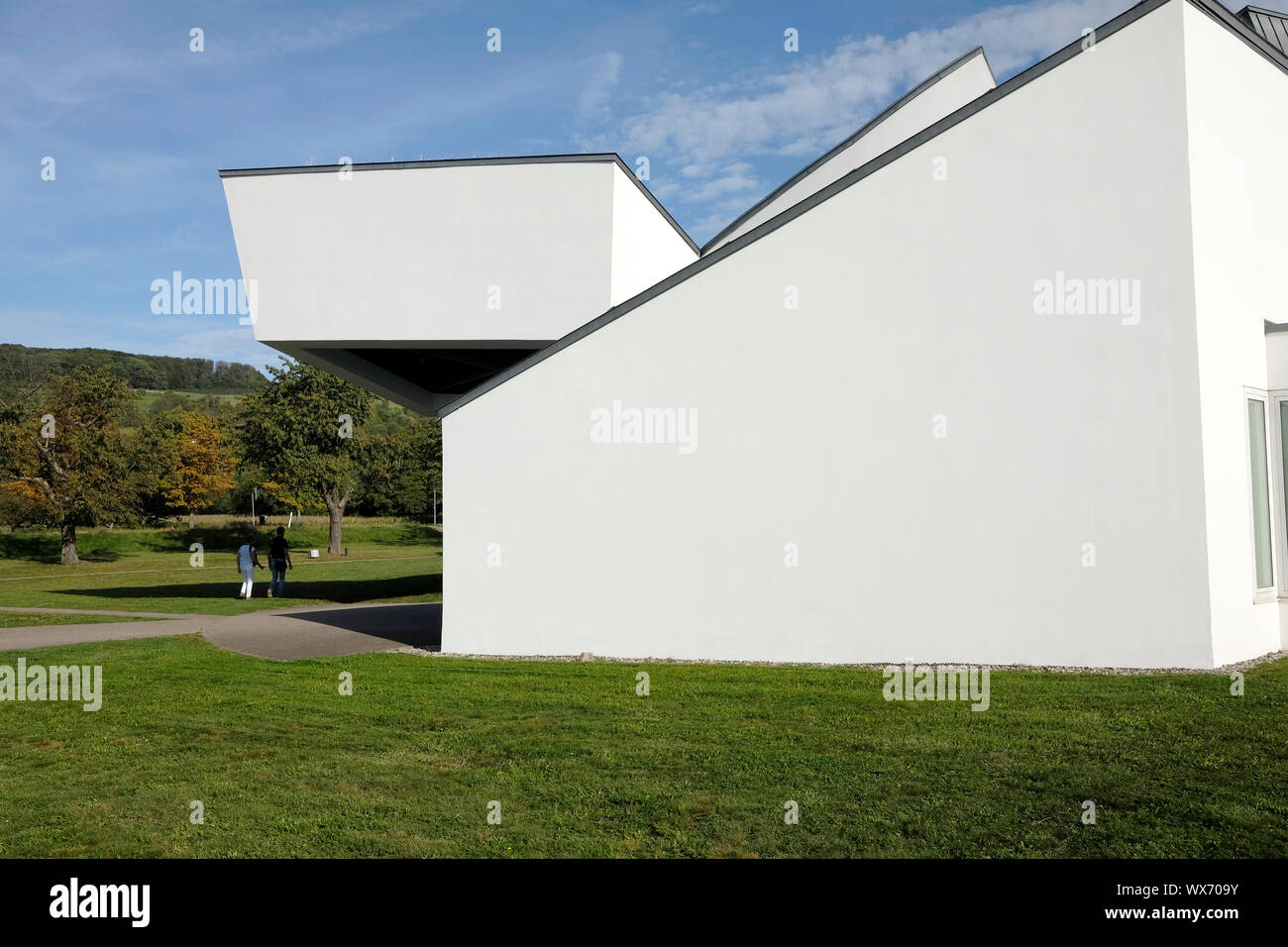 Eine Nahaufnahme des Vitra Design Museum in Weil am Rhein, Deutschland Stockfoto