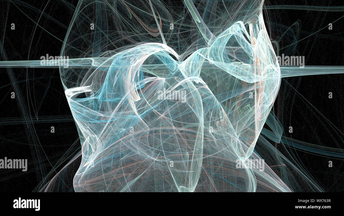 Abstrakte farbenfrohe faraktal Bilder 3D-Rendering Stockfoto