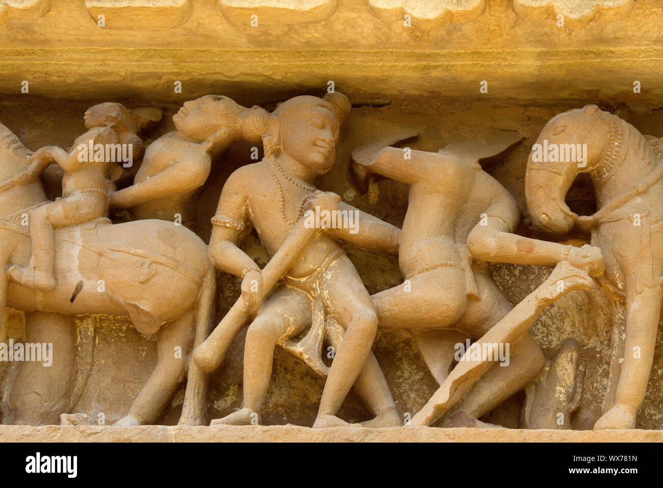 Alto - sein Mahnmal - Der Tempel von Khajuraho Stockfoto