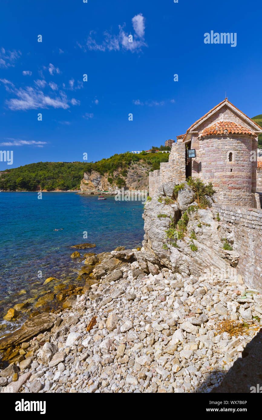 Altstadt von Budva Montenegro Stockfoto