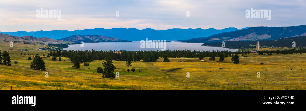 Natur und Szenen rund um flathead National Forest montana Stockfoto